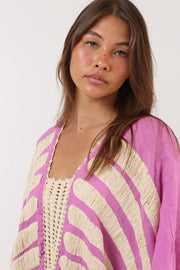 KAFTAN DRESS MARIE CLAIRE - sustainably made MOMO NEW YORK sustainable clothing, kaftan slow fashion