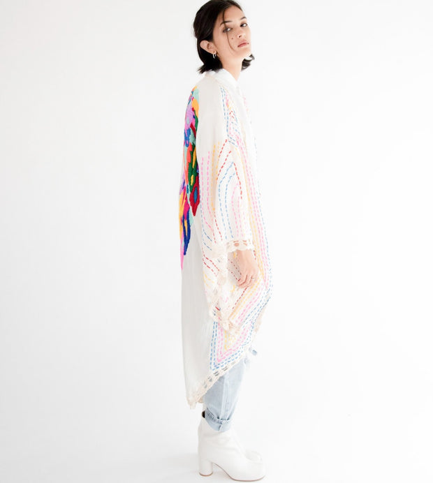 Kaftan Kimono Bila - sustainably made MOMO NEW YORK sustainable clothing, Boho Chic slow fashion