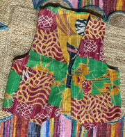 KANTHA QUILT VEST AMIRA - sustainably made MOMO NEW YORK sustainable clothing, slow fashion