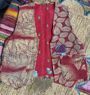 KANTHA QUILT VEST AMIRA - sustainably made MOMO NEW YORK sustainable clothing, slow fashion