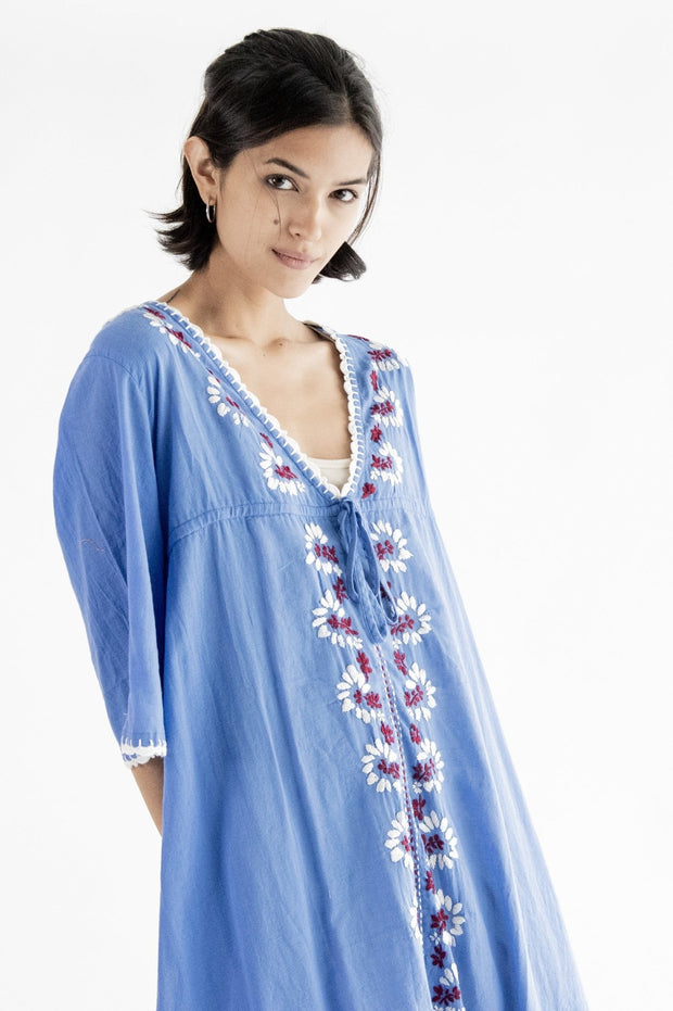 Kimono Dress Renin - sustainably made MOMO NEW YORK sustainable clothing, Boho Chic slow fashion