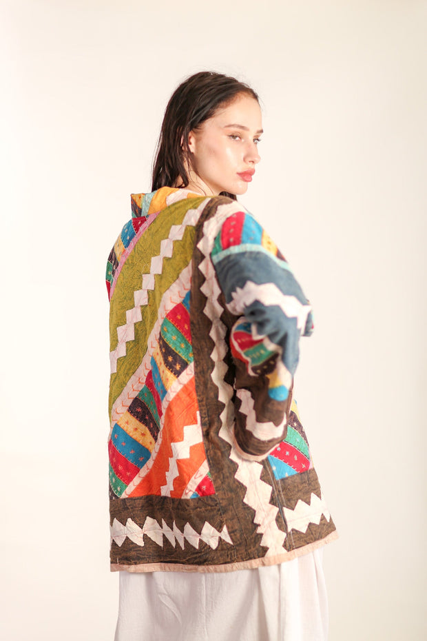 KIMONO JACKET JOHANNA - sustainably made MOMO NEW YORK sustainable clothing, Jacket slow fashion