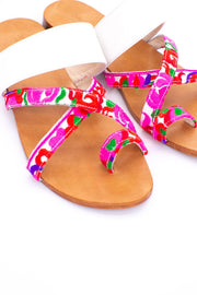 LEATHER STRING SANDALS INGA - sustainably made MOMO NEW YORK sustainable clothing, mules slow fashion