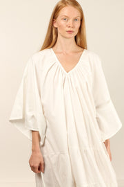 MY COMFY COTTON KAFTAN DRESS GILA - sustainably made MOMO NEW YORK sustainable clothing, dress slow fashion