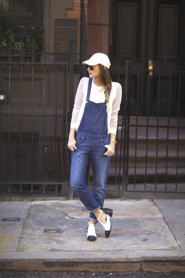 NEW YORK CITY DENIM OVERALL TUZO - sustainably made MOMO NEW YORK sustainable clothing, slow fashion