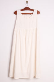 ORGANIC COTTON DRESS HELEN - sustainably made MOMO NEW YORK sustainable clothing, kaftan slow fashion