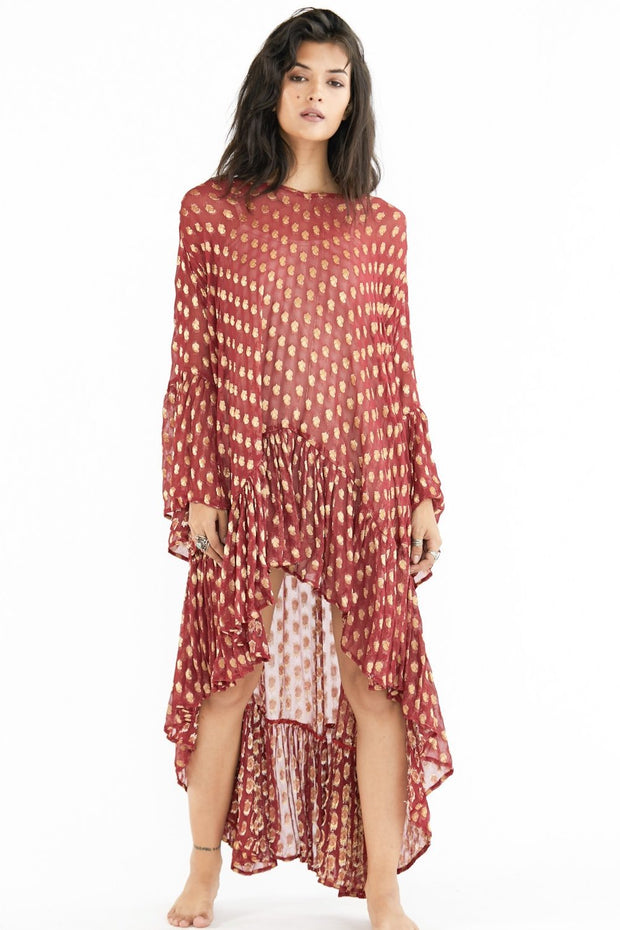 OVERSIZE KAFTAN DRESS OLIVIA - sustainably made MOMO NEW YORK sustainable clothing, kaftan slow fashion