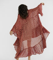 OVERSIZE KAFTAN DRESS OLIVIA - sustainably made MOMO NEW YORK sustainable clothing, kaftan slow fashion