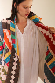 PATCHWORK JACKET SAIDA - sustainably made MOMO NEW YORK sustainable clothing, slow fashion