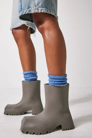 RAIN CHECK RUBBER BOOTS X FREE PEOPLE - sustainably made MOMO NEW YORK sustainable clothing, boots slow fashion