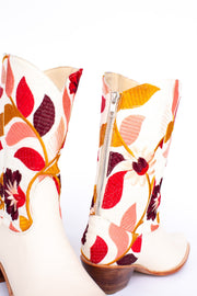 EMBROIDERED FLOWER WESTERN BOOTS X ANTHROPOLOGIE - sustainably made MOMO NEW YORK sustainable clothing, boots slow fashion