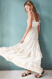 Summer Dress Tamara - sustainably made MOMO NEW YORK sustainable clothing, Boho Chic slow fashion