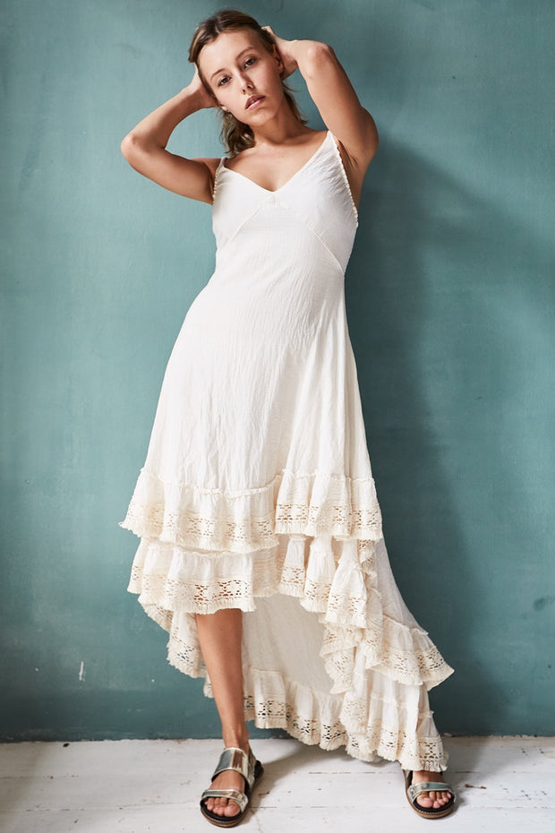 Summer Dress Tunika - sustainably made MOMO NEW YORK sustainable clothing, Boho Chic slow fashion