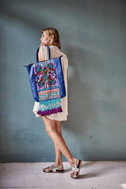 Tote Bag Janis - sustainably made MOMO NEW YORK sustainable clothing, samplesale1022 slow fashion