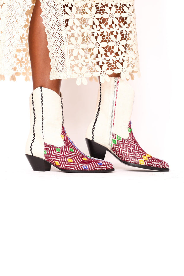 ANKLE BOOTS BIANCA - sustainably made MOMO NEW YORK sustainable clothing, preorder slow fashion