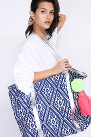 TRIBAL HAND EMBROIDERED BAG EMINE - sustainably made MOMO NEW YORK sustainable clothing, offer slow fashion