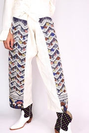 TRIBAL WOVEN FISHERMAN PANTS FIO - sustainably made MOMO NEW YORK sustainable clothing, pants slow fashion