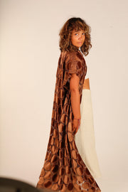 VELVET KIMONO MEENA - sustainably made MOMO NEW YORK sustainable clothing, kimono slow fashion