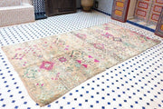 vintage moroccan rug from Beni mguild, berber handmade area rug - sustainably made MOMO NEW YORK sustainable clothing, rug slow fashion