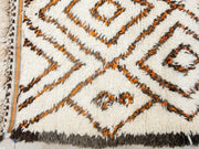 vintage moroccan rug from Beni mguild, berber handmade area rug - sustainably made MOMO NEW YORK sustainable clothing, rug slow fashion