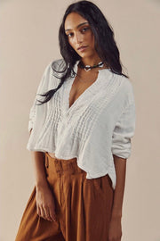 YOKO CROPPED TOP - sustainably made MOMO NEW YORK sustainable clothing, resort2023 slow fashion